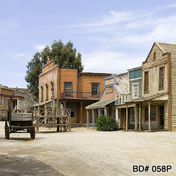 old western themed photography backdrop rental nyc