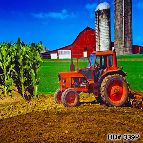 farm themed party photography backdrop rental